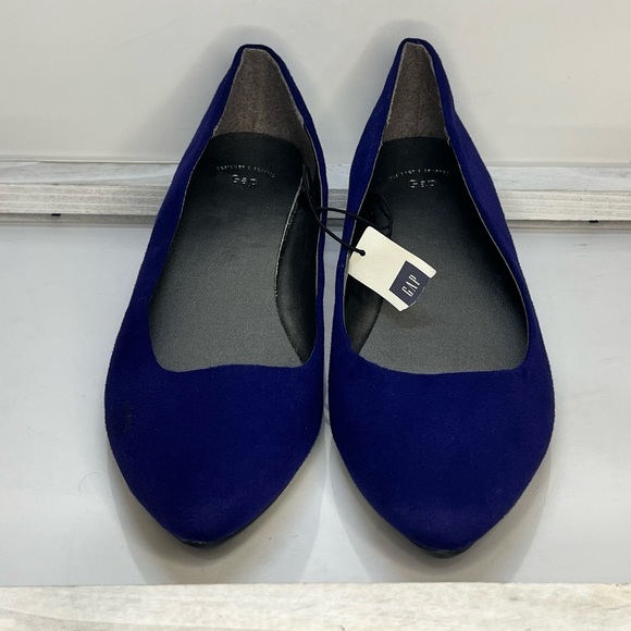 Purple suede ballet flats - Picture 2 of 7